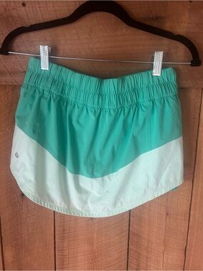 lululemon athletica Teal and Mint Two-Tone Skort